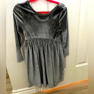 Girls Pink Chicken Velvet Dress